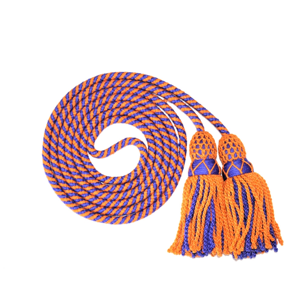 Drum major's mace cord in multi color