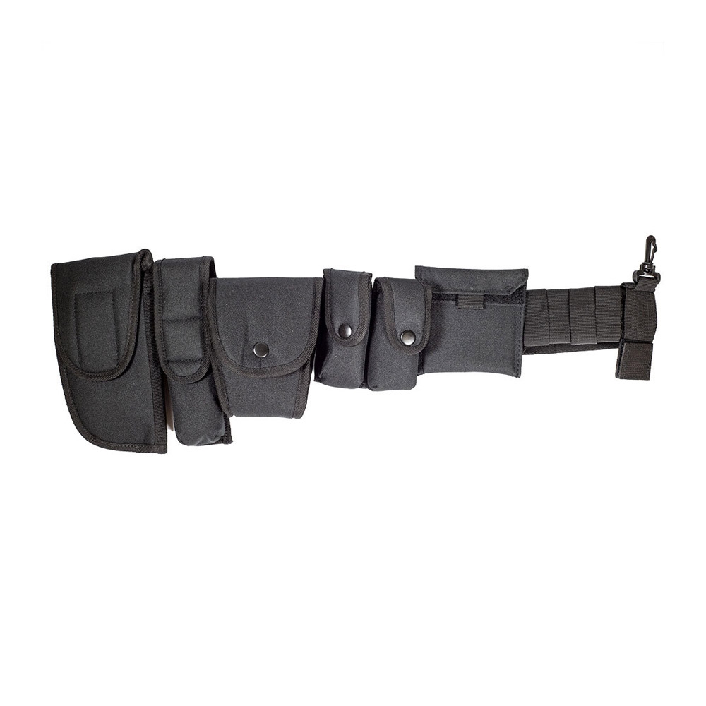 Military Web Belt with Utility Pouches
