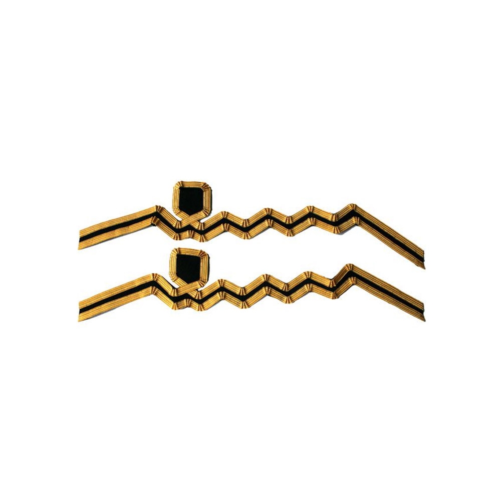 Wire Cuff Rank Slides for Military Uniforms